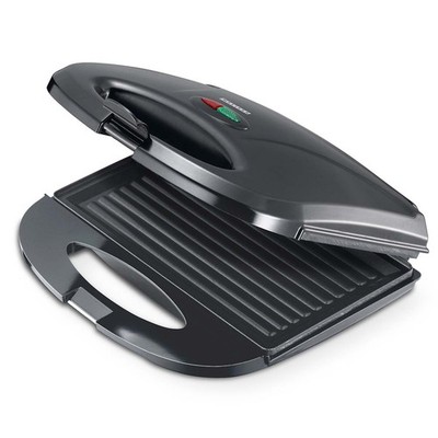 Melissa 16240109 - Sandwichmaker - Grillplatte - 750 Watt - Schwarz