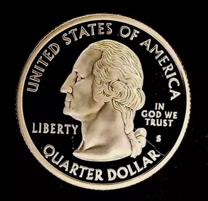 2007-S Cameo PROOF 90% SILVER "Utah" STATE Washington Quarter Fast Shipping - Image 2 of 4