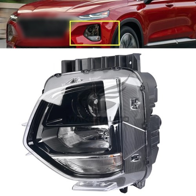 #ad #ad For 2019 2020 Hyundai Santa Fe Front Headlight Assembly Halogen Driver Left Side $89.99