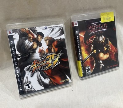 2 PlayStation 3 games Ninja Gaiden Sigma - Street Fighter IV PS3