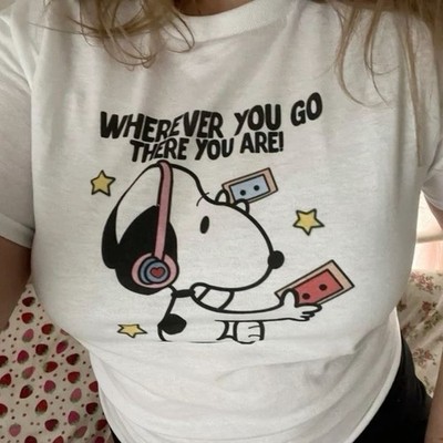 Sn00py Wherever You Go There You Are Funny Unisex T Shirt Gift For Fan S-5XL