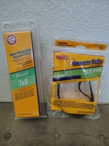 NEW Genuine Arm & Hammer for Bissell 7 & 9 Vacuum Filters and Vacuum Belts