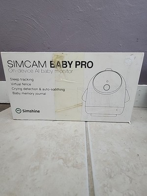 Simshine SimCam Baby Pro Smart Baby Monitor with Camera and Audio AI WiFi