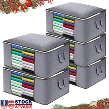 Storage Bag Extra Large Jumbo Strong Zipped Under Bed Bedding Clothes US STOCK