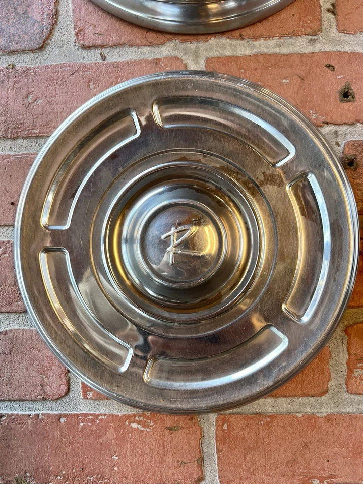 JUEGO DE (4) Cuatro 1967-1968 AMC Rambler Rebel Perro Plato Tapacubos Cubierta de Rueda Foto 2 de 4