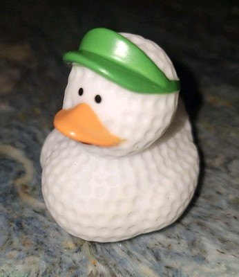Golf Ball Sport Rubber Duck, 2'', Player Gift, Dashboard Decor Or Party Favor