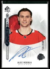2020-21 SP Authentic #183 Alec Regula Future Watch AUTO #/999