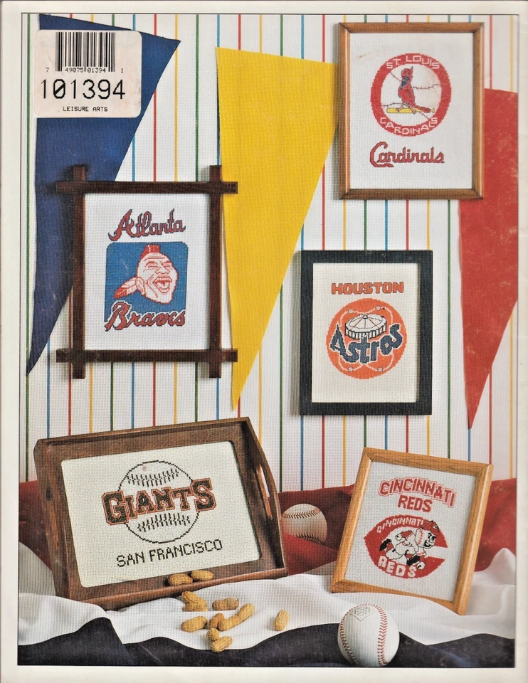 Major League Baseball - Cross Stitch PATTERN -Items for Your Home - Image 2 of 4
