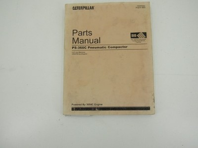 Caterpillar PS-360C Pneumatic Compactor Parts Manual KEBP0302 3054C Engine