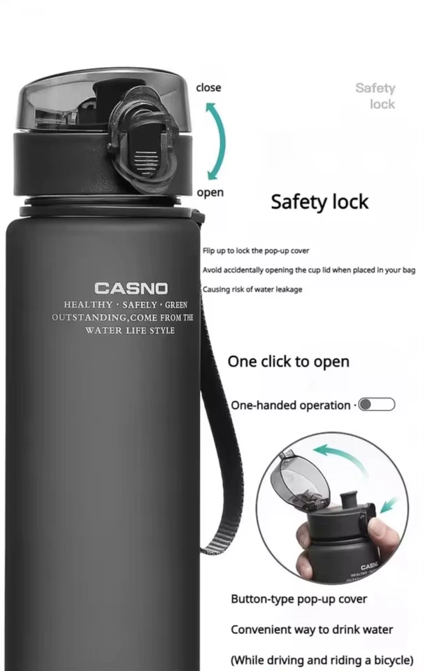 Pokémon Water Bottle – 560ml – Plastic – Multiple Character Designs – Kids/Anime - Image 2 of 4