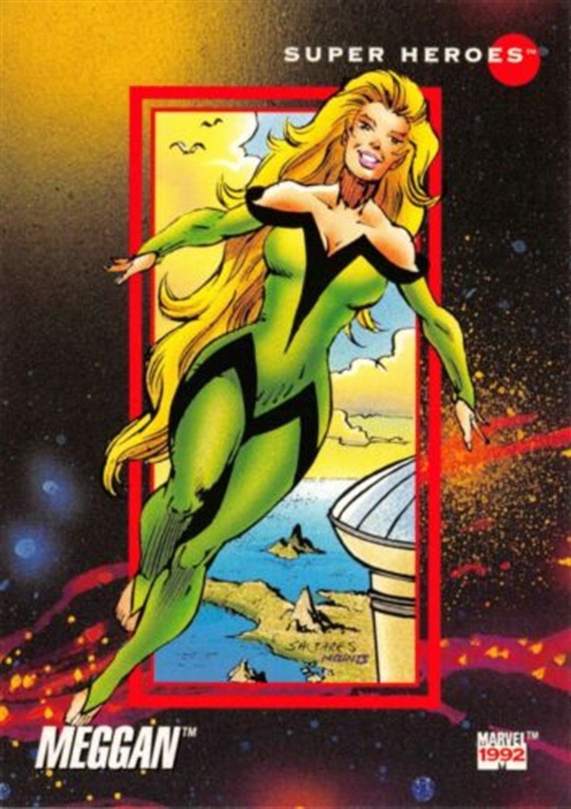 1992 Marvel Universe #47 Meggan