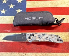 Hogue Deka Manual EDC Folder 3.25" Wharncliffe Black Blade, G-Mascus Green 24268