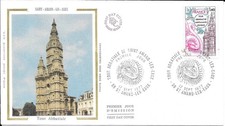 FRANCE 1977 FDC TOUR ABBATIALE DE SAINT AMAND LES EAUX YT 1948