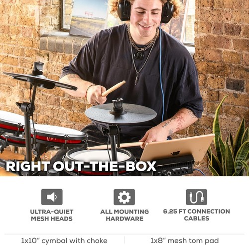 Alesis Drums Nitro Max Expansion Pack - E-Drum Set für... - Bild 6 von 8