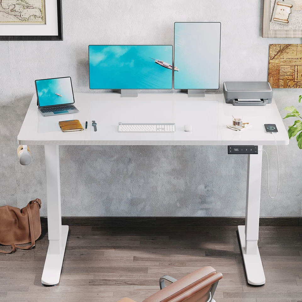 Gunji Höhenverstellbarer schreibtisch 140x80 Tischoberfläche Elektrischer - Bild 3 von 4