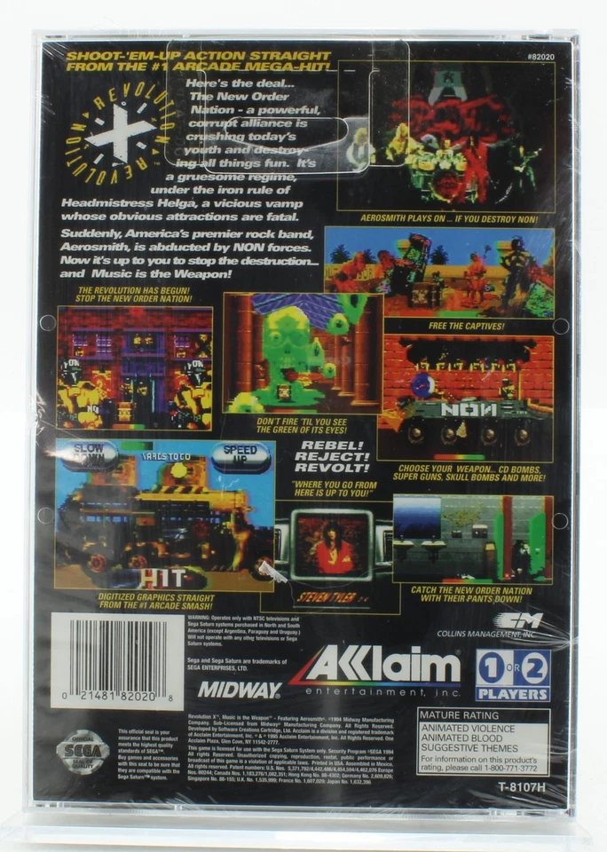 Revolution X Sega Saturn - Sealed LTB - 1995 - Image 2 of 4