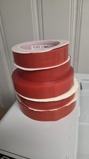 1 In Red Liner Banner Hem Tape Double Sided Tape 5 Rolls