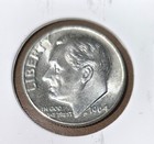 1964-D 10C Roosevelt Dime. 90% SILVER :BU — photo 1