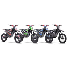 MotoTec 60v Pro Electric Dirt Bike 2000w Battery Top Speed 40 MPH Green Red Blue