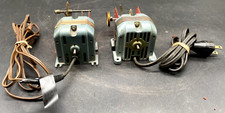 2 A-49 1940'S ERECTOR ELECTRIC MOTOR W/RED GEARBOX, NOT WORKING