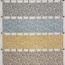 Paisley Tab Top Valances or Curtains 4 Colors Available