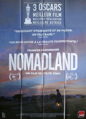 NOMADLAND - FRANCES McDORMAND - ORIGINAL GROSSES FRANZÖSISCHES FILMPLAKAT