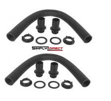 2 x Ward Water Butt Connector Pipe Link Kit -Save & Store Rainwater 