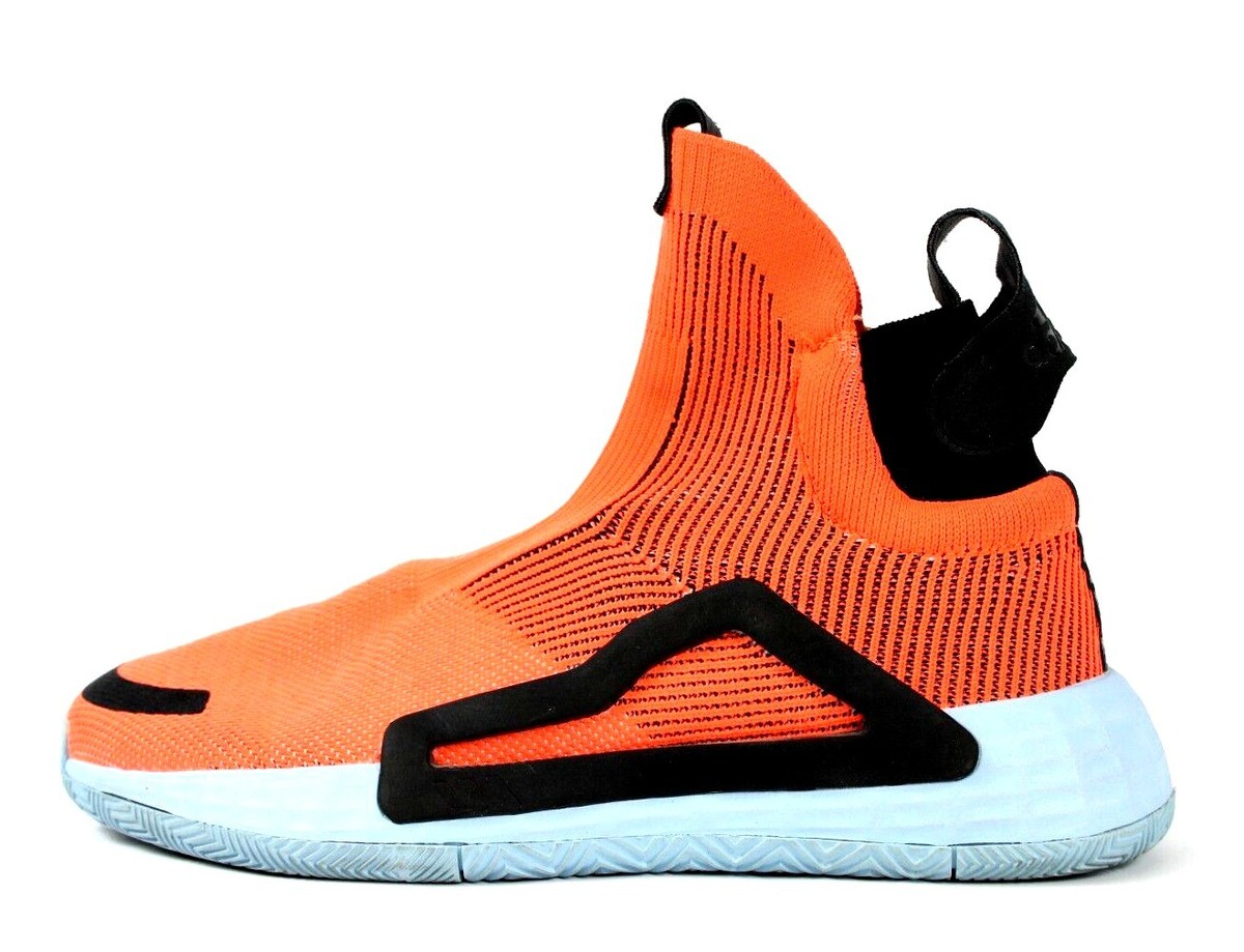 Adidas Men's Size 8 N3xt L3V3l F97259 Orange Blue Knit Slip On