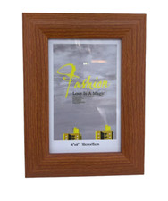 4 x Bilderrahmen Nussbaum Fotorahmen Nussbaum Bilderrahmen Fotorahmen 4 x 6 Zoll