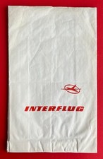 alter Spuckbeutel Kotzt&uuml;te unbenutzt um 1965 INTERFLUG   ( F21096