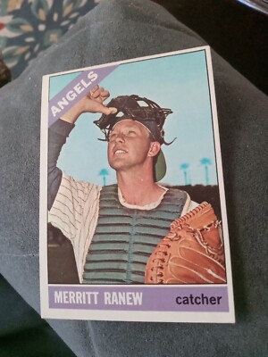 Merritt Ranew SP LA Angels ERR 1966 Topps  # 62. EX-MT See Scan!!!!!!!!!