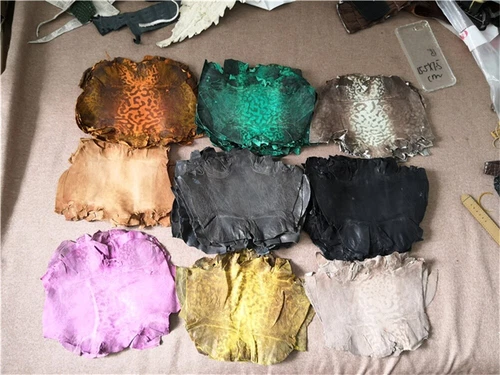 2 Stück Bullfrog Froschhaut Leder Handwerk Uhr Spezialmaterial Verschiedene Farben Zum Selbermachen - Bild 2 von 37