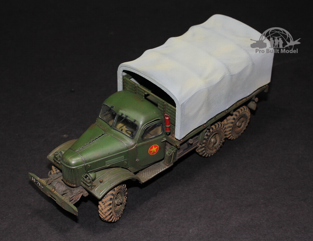 NVA Zil-157 6x6 Truck Vietnam war 1:35 Pro Built Model