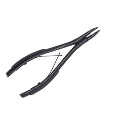 Black Hair Extensions Plier Stainless Steel Hair Extensions Clamp Hair Exten HPT