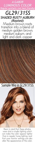 HIGH IMPACT Wig GABOR, *ANY COLOR!* Average or Large, Lace Front, Mono Part, NEW - Picture 38 of 45