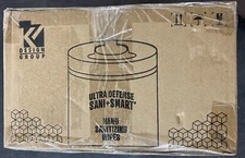 Lot of 12 Ultra Defense Sani Smart Hands Sanitizing Wipes(70 Count)