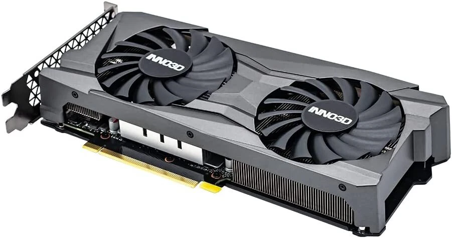 Inno3D GeForce RTX 3050 8GB Twin X2 OC graphic card - 8GB DDR6, 3 x DP 1 x HDMI - Image 4 of 4