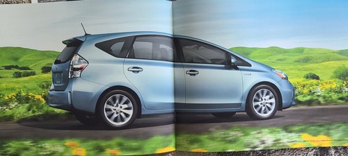2013 Toyota Sales Brochures Prius V 20-page and RAV EV Card/flyer - Picture 10 of 13