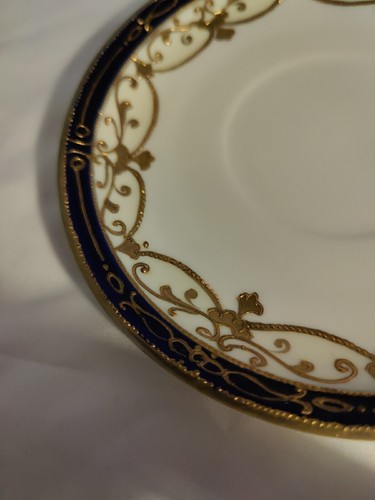 Atemberaubende Noritake Untertassen Kobalt & Gold Top Zustand 5,5" - Bild 4 von 6