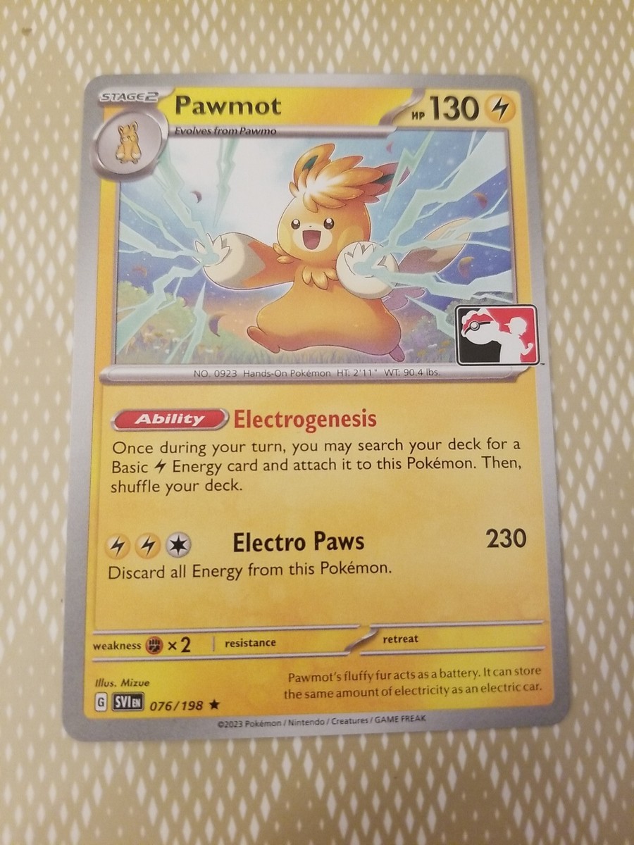 Pawmot Pokemon Prize Pack Series 3 Promo Pokemon Card NM/LP
