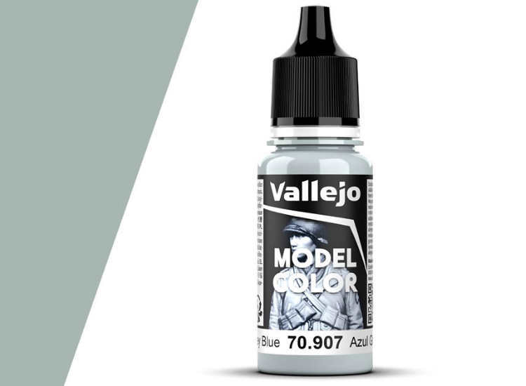 Vallejo 18ml 907 Model Color - Pale Grey Blue (168)