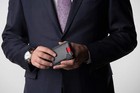 RFID Blocking Credit Card and Money Clip Leather Front Pocket Wallets
