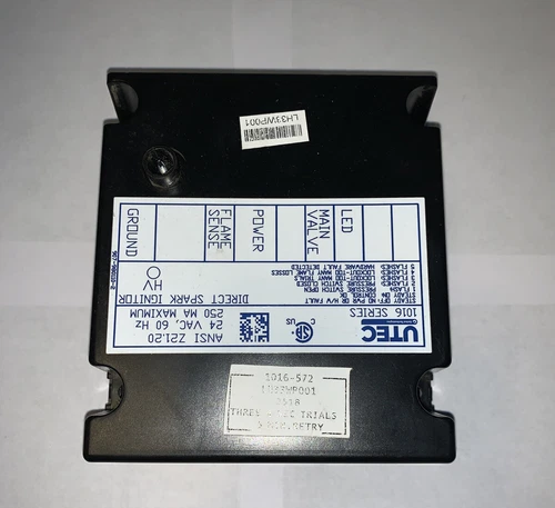 UT ELECTRONIC CONTROLS 1016-572 Direct Spark Igniter Roof Furnace Control Board