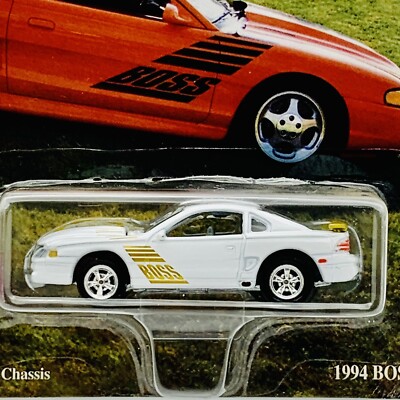 Johnny Lightning 1994 Ford Mustang Boss Mustang Classics Series (White) - M