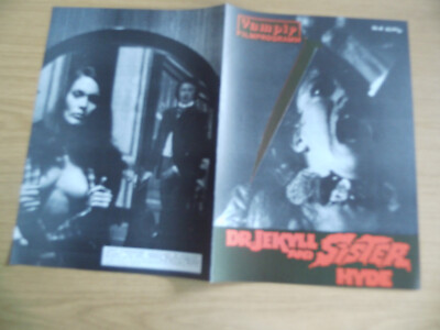Vampir Filmprogramm Nr. 4 Dr. Jekyll und Sister Hyde Ralph Bates Martine Beswik