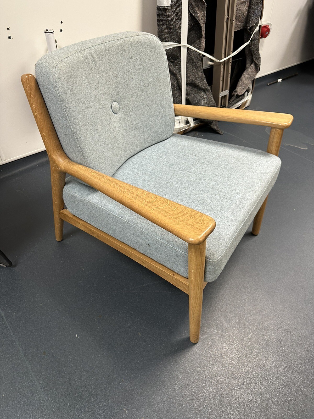 Ocee Designer Oak 2 Seat Sofa And 2x Chairs Heals Habitat 1960