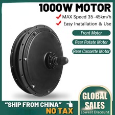 Road Ebike 48V 1000W Brushless Gearless Front Wheel Rear Rotate/Cassette Motor