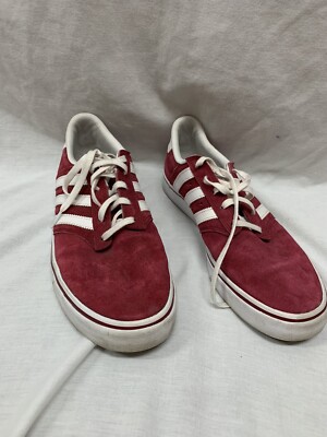 adidas red suede