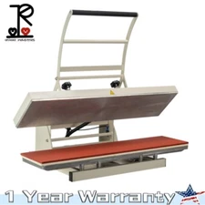 10x40 Large Format Manual Heat Press Machine 110V 1800W w/ Double Pressure Rods