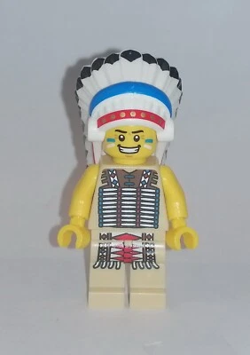 LEGO Western - Indianer Häuptling - Figur Minifigur Indians Tribal Chief Cowboy - Bild 1 von 3